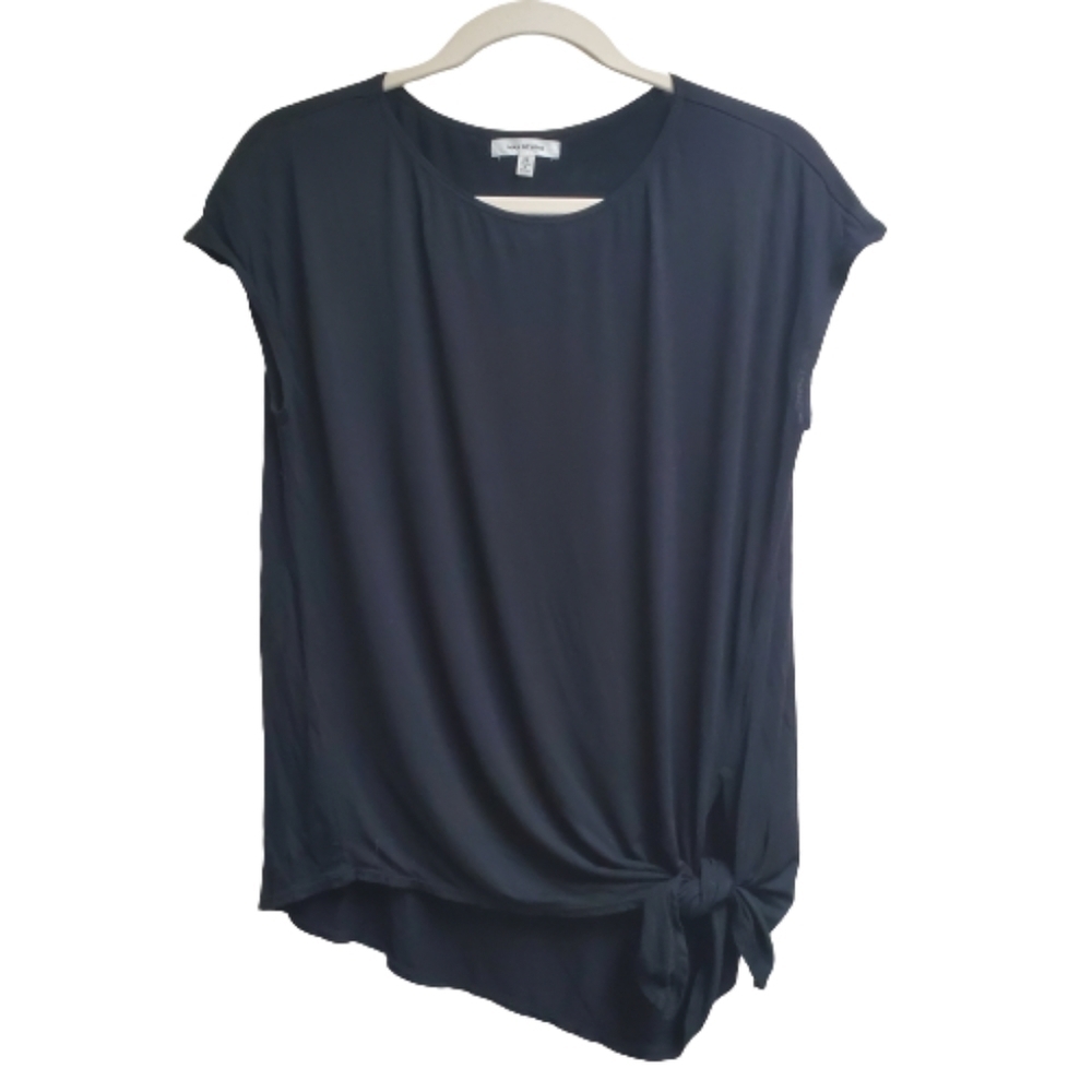 Max Studio Tie Front Top XS